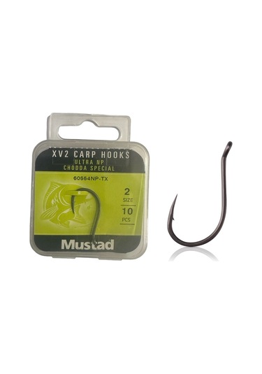 Mustad Xv2 Carp Chodda Special No:2 Sazan İğnesi 10 Adet