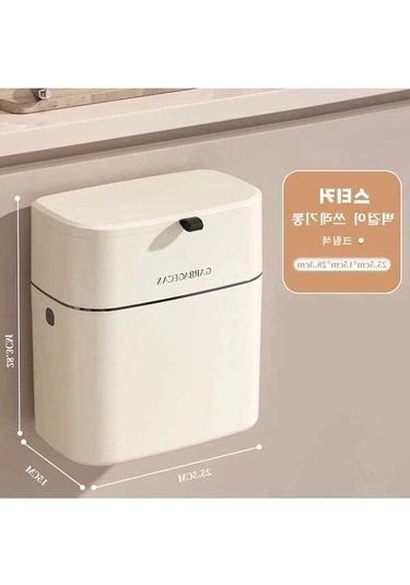 Maoyaya Ev Banyo Asılı Çöp Kutusu - Büyük Kapasiteli, Kare Çok Renkli Çok Renkli