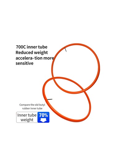 Folinda Tpu Ultra Hafif Bisiklet İç Lastik 28g 700c Yol Bisikleti 18-32c 85mm Presta Valfi Çok Renkli