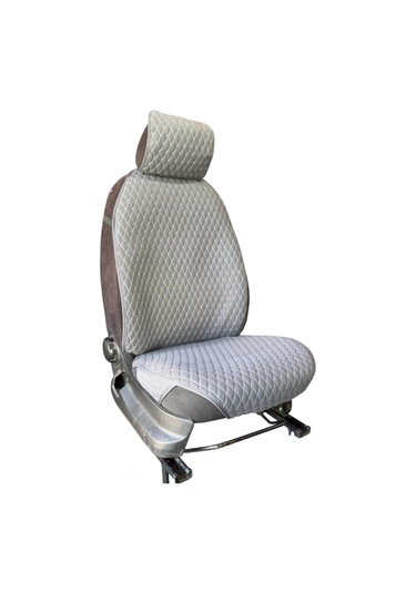 Oto Koltuk Minderi Oto Koltuk Kılıfı 2 Li Set Gri