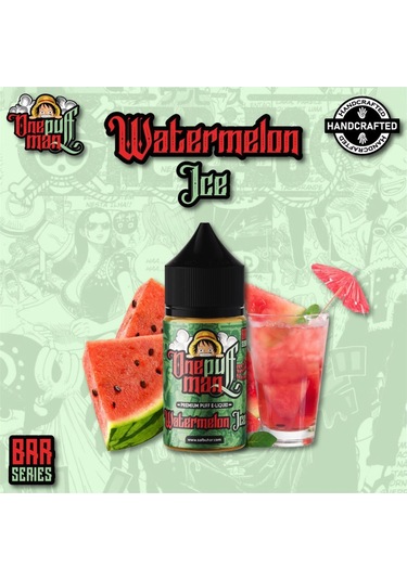 One Puff Man Watermelon Ice -Premium Likit Aroması 30 ML