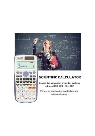 Aubyhe Öğrenci Bilimsel Hesap Makinesi Fx-991es Plus: 417 Fonksiyon, Lcd Ekran, Trigonometri, Matris, Denklem Çözme, Pil Dahil Diğer