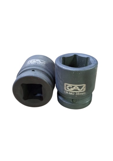 Gav 1'' 38mm Kısa Siyah Lokma 1 Adet