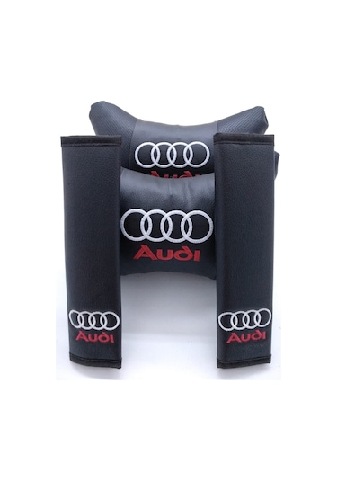 Audi A5 Boyun Yastık ve Emniyet Kemer Kılıfı Full Ortopedik