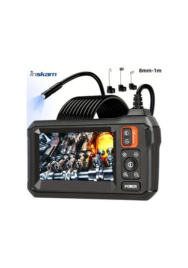 Xuweiwei 4.3 Inch Ips Lcd Ekran Endoskop 8mm Single Lens 39.37inch Ip67 Endoskop Kamera Endüstriyel Otomatik Tamir