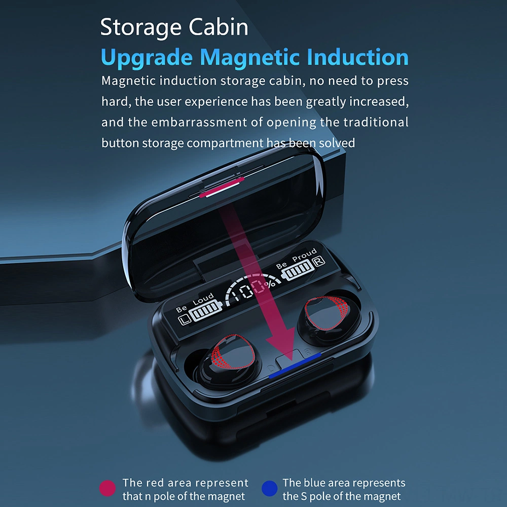 Moveevo M10 A Siyah Bt5.1 Tws Kulaklık: 9d Gürültü Azaltma, Dokunmatik Kontrol, Ipx7 Su Geçirmez, Spor İçin Uygun, Led Göstergeli Şarj Kutusu