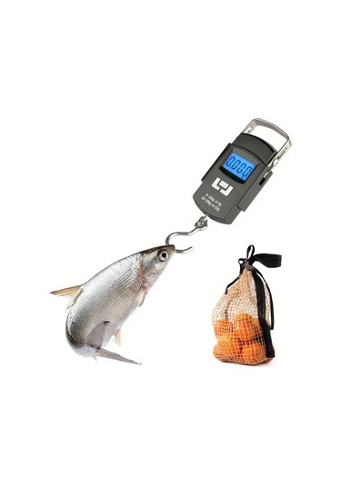 Xuweiwei Siyah 50kg Dijital Bavul Terazisi Seyahat Mutfak Tartısı Siyah