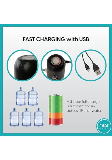 Damacana Şarjlı Su Pompası Narpump