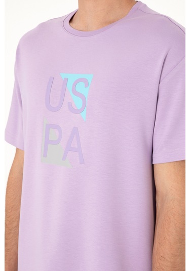 U.s. Polo Assn. Erkek Lila Tişört 50299882-vr034 Lila