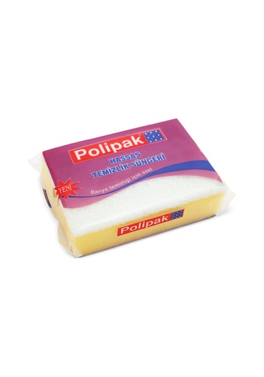 Polipak Hassas Temizlik Süngeri 3.6 x 9 x 13 CM