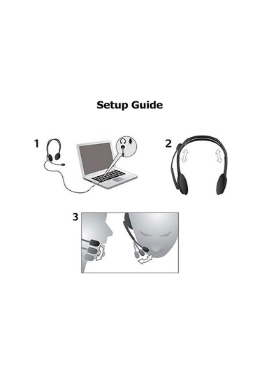 Logitech H111 Stereo Kulaklık Döner Mikrofonlu 3.5mm Kablolu Kulaklık Oyuncu Oyun Müzik Arama