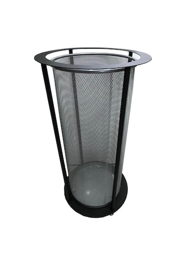 Arı Metal 1913 Fileli Paslanmaz Şemsiyelik Siyah