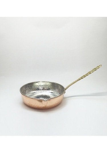 El Yapımı Çekiç Dövme Bakır -Sosluk Küçük Boy 1 Adet