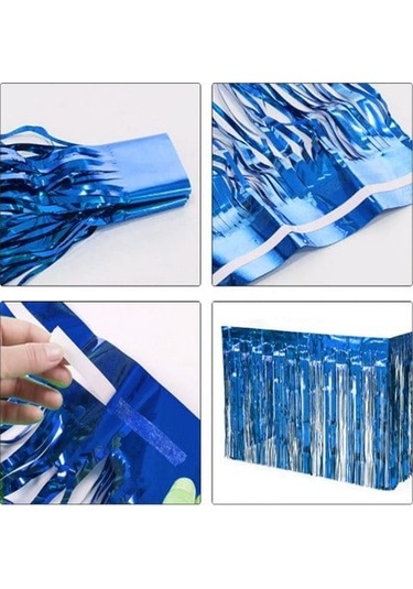 Sarı Masa Örtüsü, Lacivert Masa Eteği Tüm Yaşlar