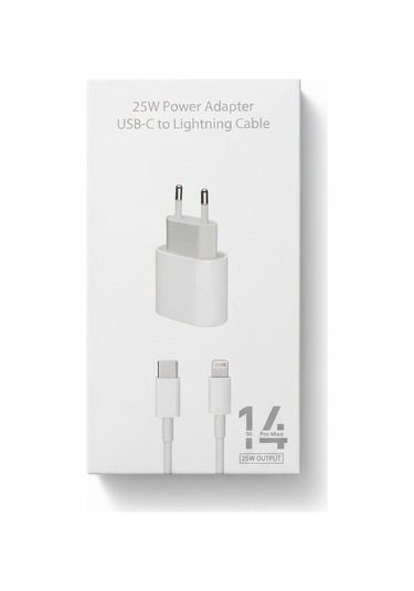 Fitplus Pd25w Usb-c Type-c To Lightning Kablolu Şarj Aleti Set -