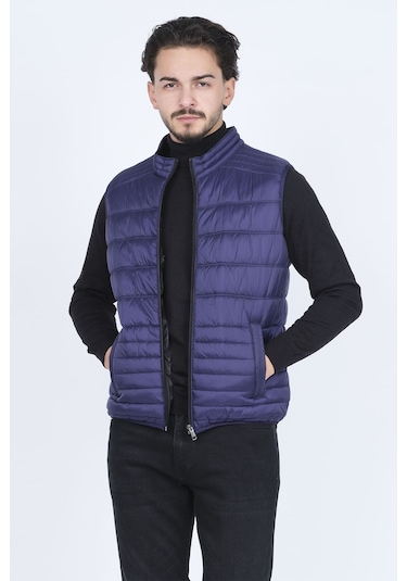 Allegro Erkek Dik Yaka Yelek 0364155 Lacivert