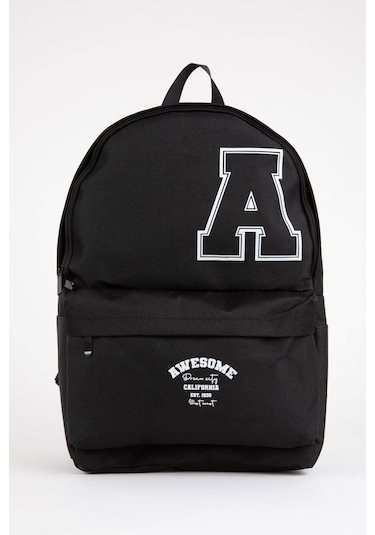 Defacto Unisex Okul Sırt Çantası C5600AXNSBK27 Siyah