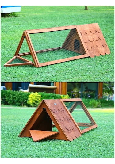 MANDU Ahşap Tavşan evi Küçük Boy