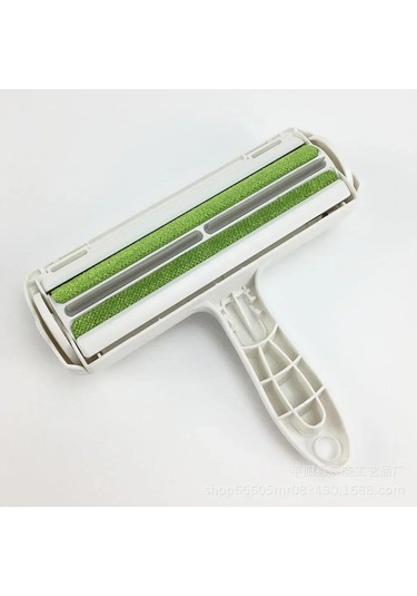 Evcil Hayvan Tüy Çıkarıcı Rulo - Kendi Kendini Temizleyen Tabanlı Köpek Ve Kedi Kürk Sökücü - Verimli Hayvan Tüy Alma Aracı - Mobilyalar İçin Mükemmel Yeşil