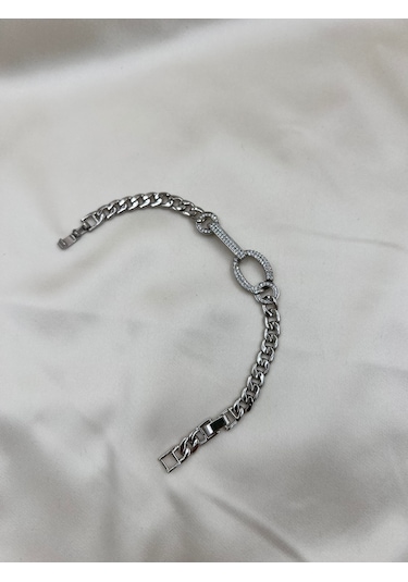 Xuping Modern Taşlı Bileklik Gümüş