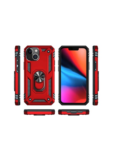 Zeyline iPhone 13 Mini Uyumlu Zore Vega Kapak-siyah