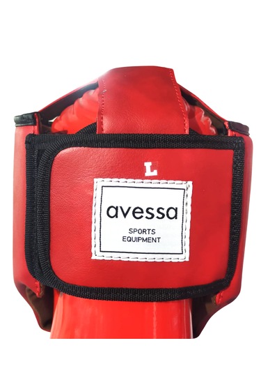 Avessa Açık Boks Kaskı Kırmızı