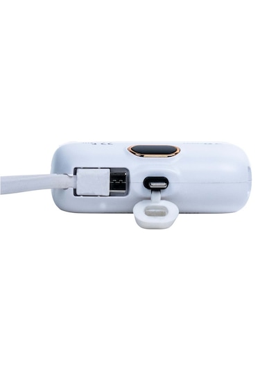 Dx268y Beyaz Powerbank 5.000 Mah, 22.5 W Lightning Hızlı Şarj
