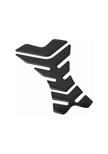 Moveevo Motosiklet Tankı Korumalı Carbon Fiber Sticker - Kaymayı Engelle, Yırtıkları Önle, Siyah T04