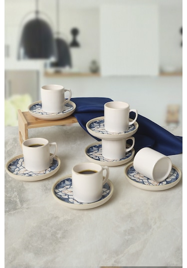 Keramikawave Flow Nordic Kahve Takımı 12 Parça 6 Kişilik 22750-51