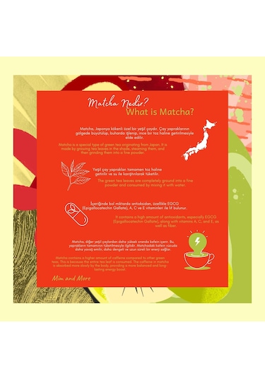 Mim and More Pear&apple Matcha Armut&elma Aromalı 25 G