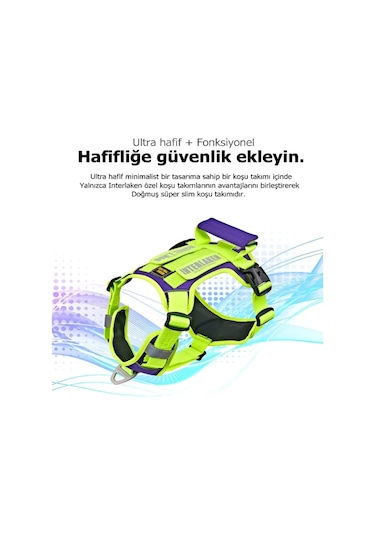 Interlaken Harness Köpek Göğüs Tasması Kırmızı Bej L Bej - Kırmızı