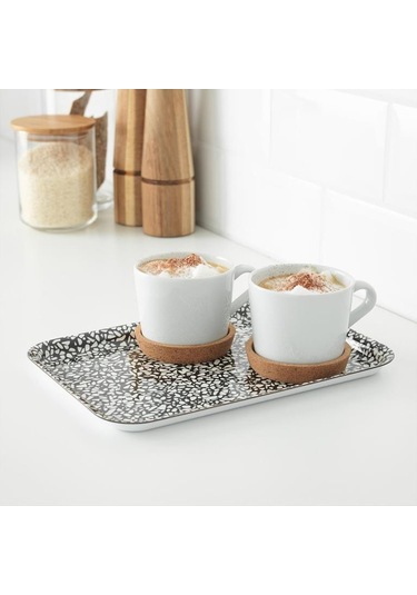 Ikea Varkul Tepsi Siyah Desenli 28x20 Cm 00399537 Çok Renkli