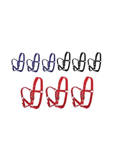 Homyl Ayarlanabilir Naylon Dokuma Binicilik Batı At Kırmızı-s Kırmızı S