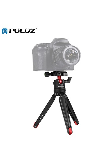 Puluz 360 Derece Top Başlı Cep Mini Metal Masaüstü Tripod Dağı