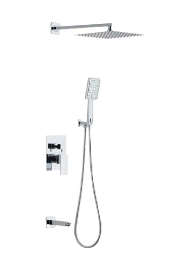 Spc Ankastre Banyo Bataryası Seti Krom