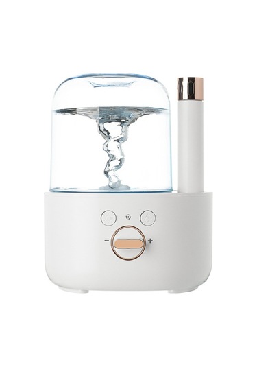 Gece Işığı İle Büyük Kapasiteli Nemlendirici Aromaterapi Makinesi Ev Otomatik Koku Püskürtücü Beyaz