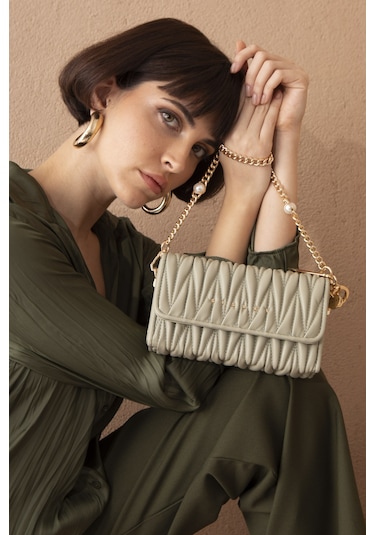 Sisley Kadın Çapraz Çantası Sly 190 Yeşil