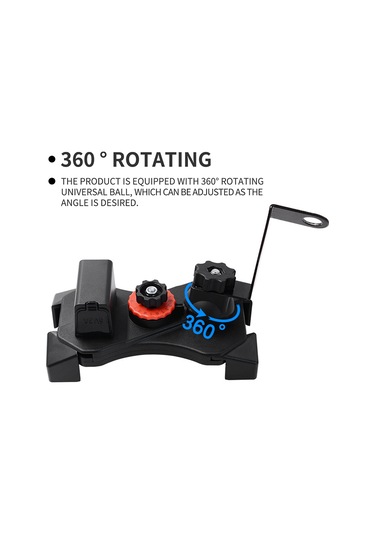 Ranyeek Motosiklet Ve Bisiklet İçin Usb Şarjlı 360 Dönen Telefon Tutucu, 3.5-6 İnç Telefonlar İçin, Kartal Pençe Yapısı, Hızlı Şarj 2a Siyah