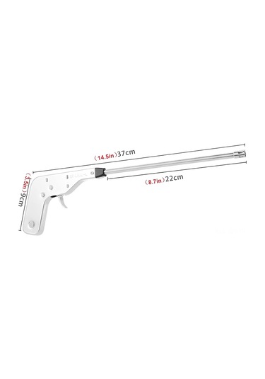 Youmex Tam Metal Akülü Olmayan 14.5 İnçli Pulslı Alıcı, Mutfak, Kamp Ve Barbekü İçin Hızlı Ateşleme Aleti Çok Renkli