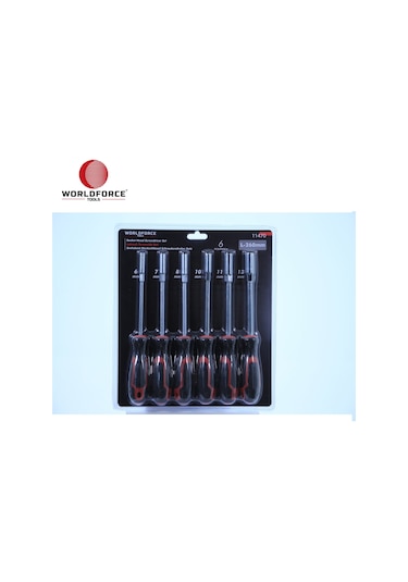 Worldforce 11470 6'lı 260 MM Lokmalı Tornavida Seti S2 Çelik Profesyonel
Alet 678101113 MM