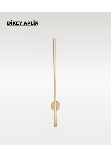 12w Gold Dikey Aplik - Gün Işığı Gold