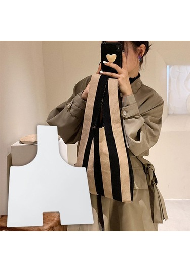 Suntek El Yapımı Hobo Çanta Akrilik Şablon Alet Çantası Omuz Çantası Yapma Doğru Kesim 12 Inç