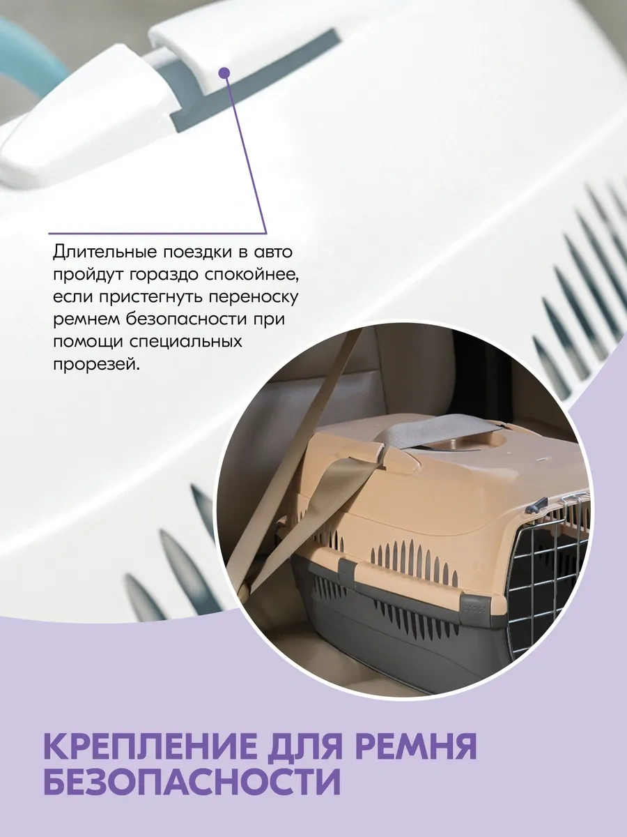 Pettails Plastik Kedi Taşıma Kabı, Evcil Hayvanlar İçin Metal Kapılı 27565275