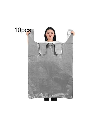 Rogfer 10 Adet 82x125 Cm Pe Büyük Kapasiteli Hareketli Ambalaj Torbaları Kalınlaşmış Yorgan Bagaj Saklama Torbaları Çok Renkli Çok Renkli