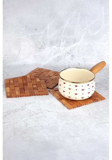 Digithome Bambu Kare Nihale 18cm -1421 Kahverengi