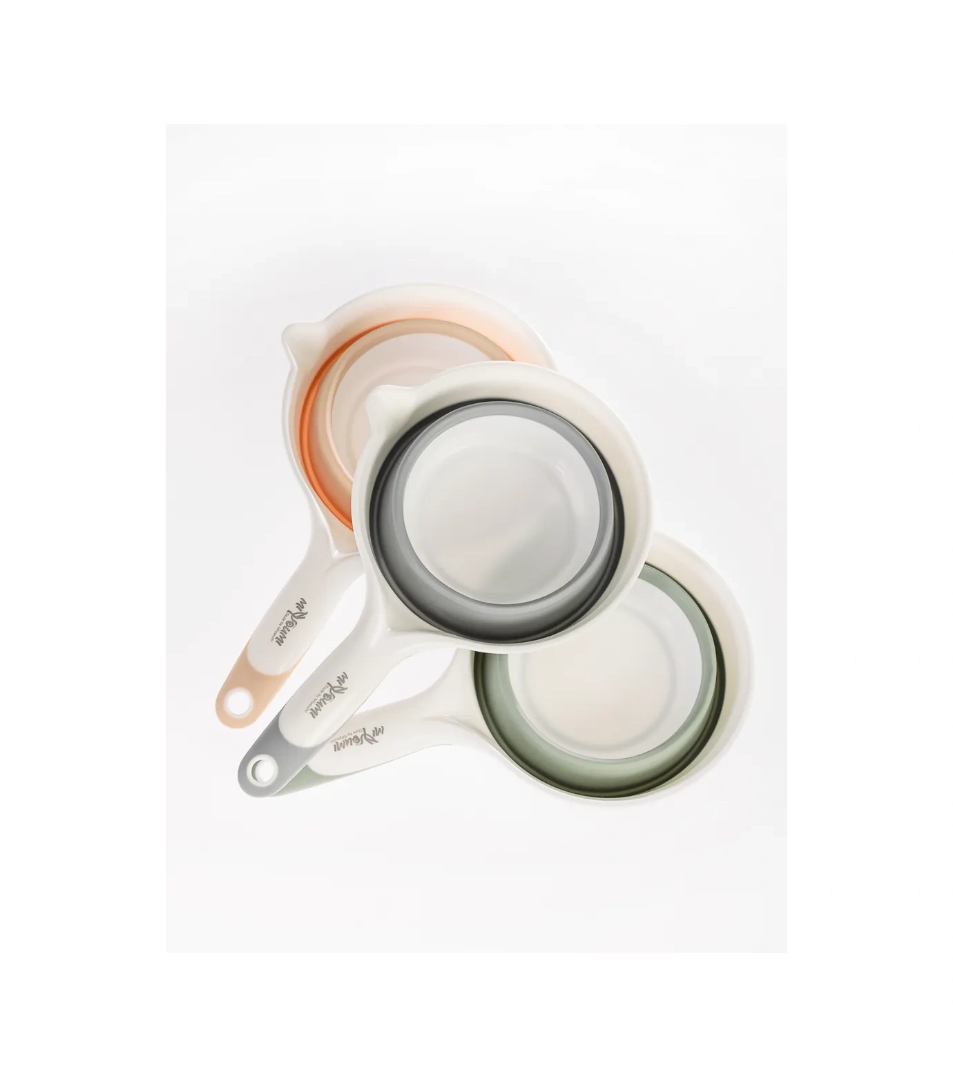 Miyoumi Çocuklar İçin Silikon Katlanabilir Banyo Kepçesi, Mutfak Aleti 197668859 Keten