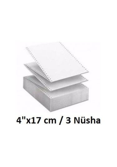 Kantar Fişi 4"x17 CM / 3 Nüsha / 1000 Adet