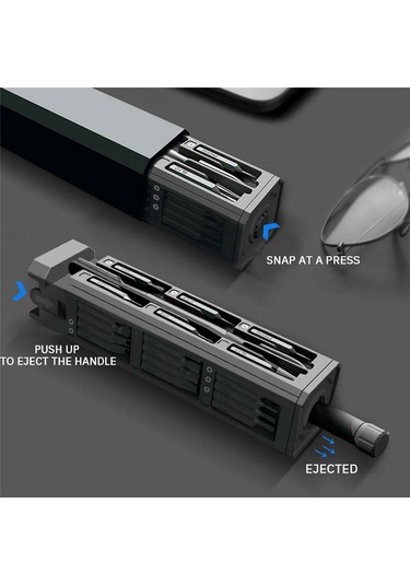 Leasetake 44'ü 1 Arada Çok İşlevli Tornavida Seti Onarım Aracı Cep Telefonu Bilgisayar Onarım Tornavida Hediye