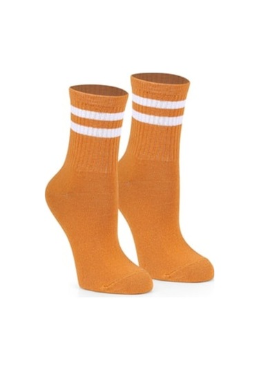 Ozzy Socks Çizgili Kadın Tenis Çorabı Çok Renkli 6'lı Çok Renkli