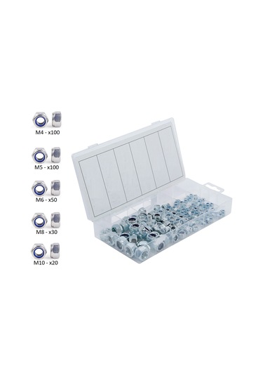 Venoa Gfs300 Galvanizli Fiberli Somun Seti Çantalı 300 Parça Diğer